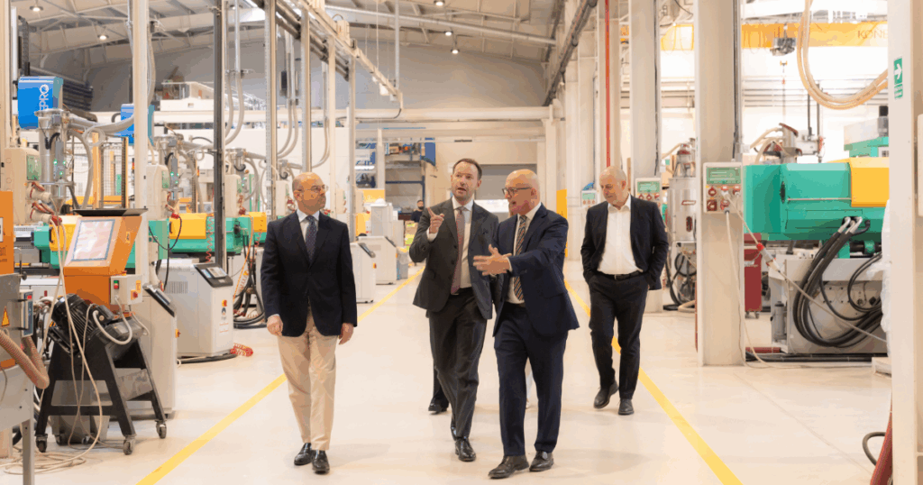 His Excellency Alfredo Durante Mangoni Visits Tecnostamp Triulzi East Europe S.R.L 2