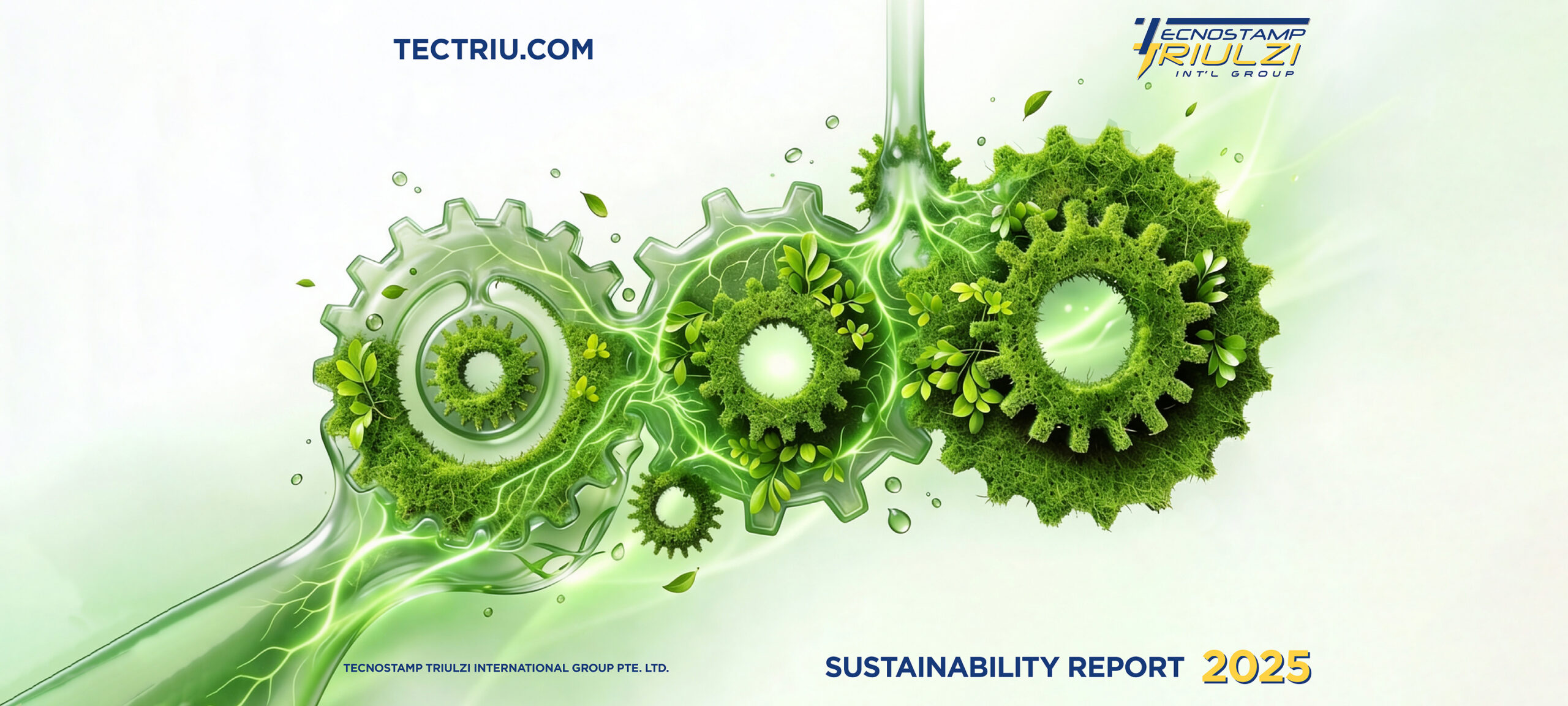 green gears representing sustainability